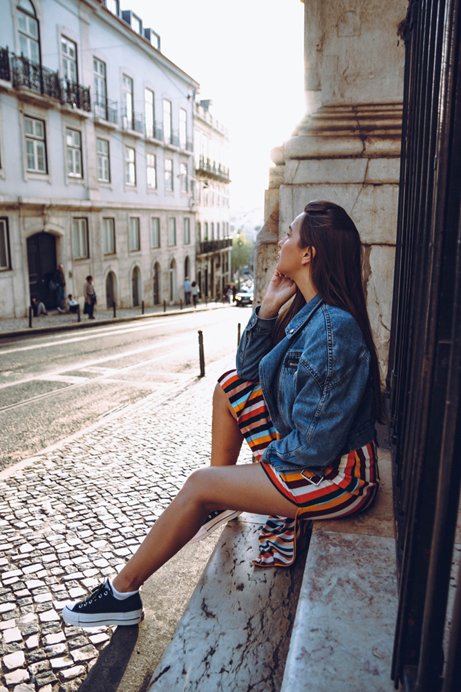 sunset, russian model, lisbon, photoshoot