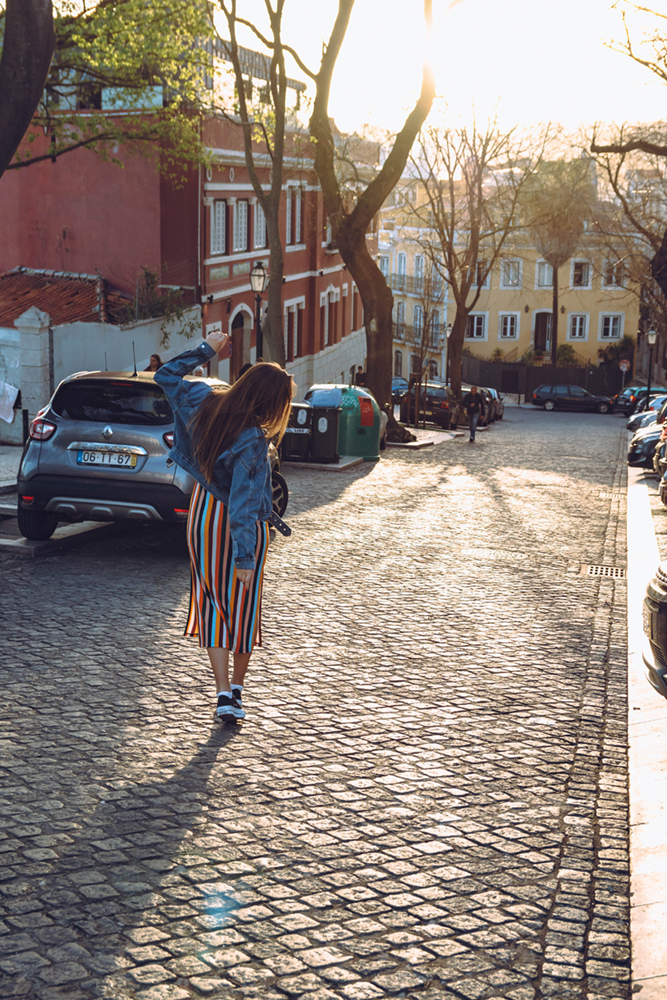 sunset, russian model, lisbon, photoshoot