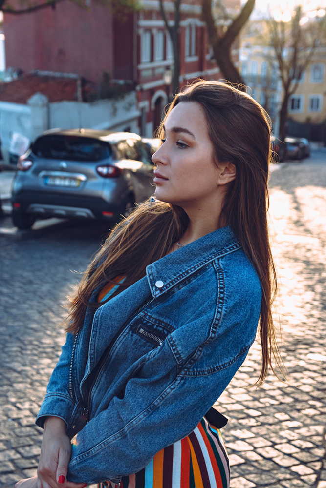 sunset, russian model, lisbon, photoshoot