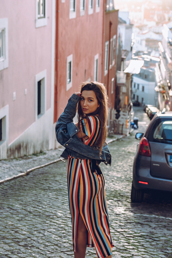sunset, russian model, lisbon, photoshoot