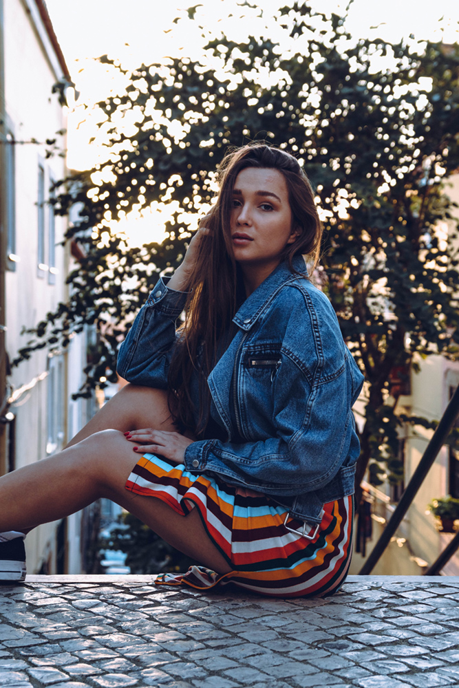 sunset, russian model, lisbon, photoshoot