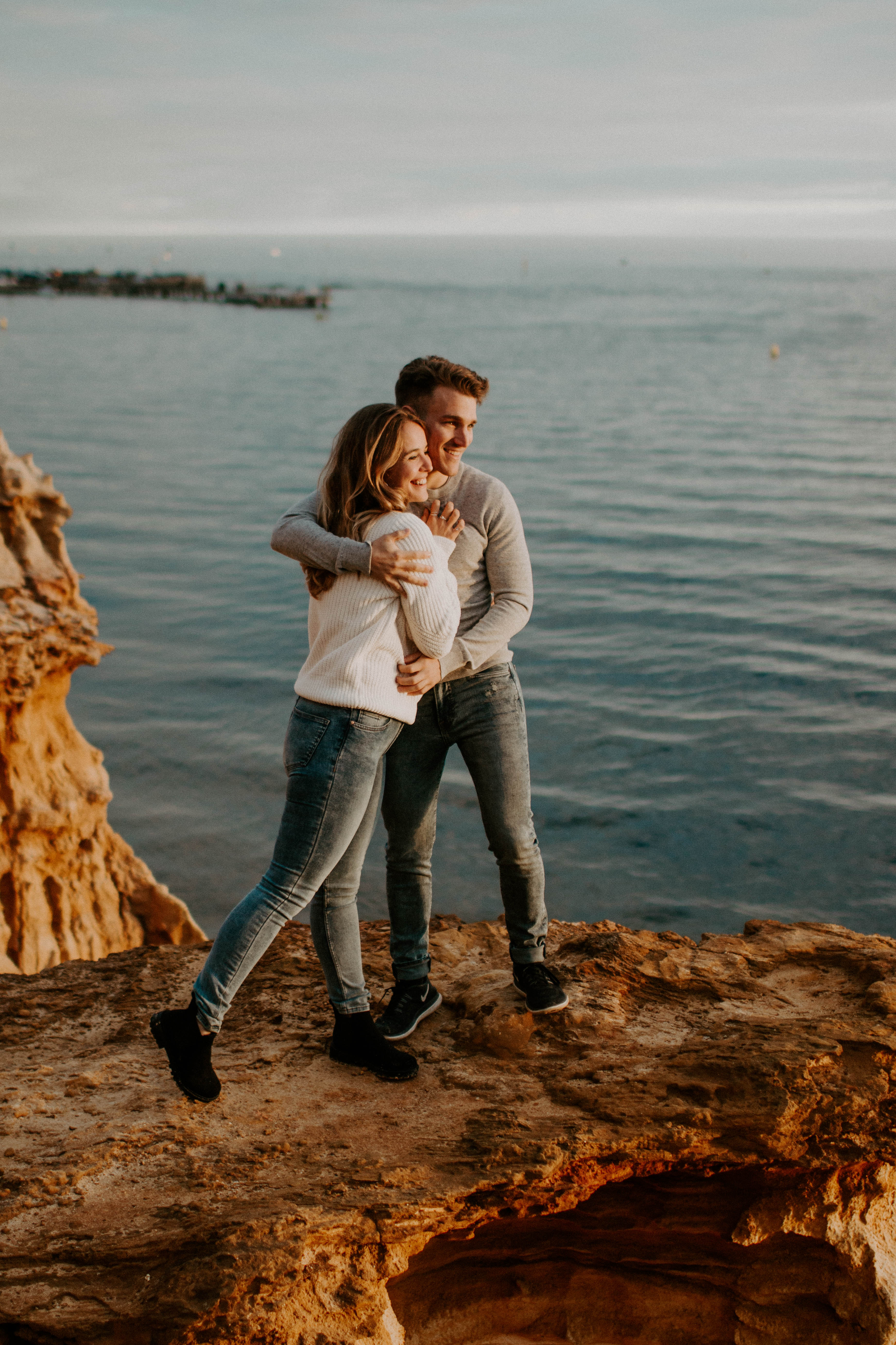 couple photoshoot, melbourne, half moon bay
