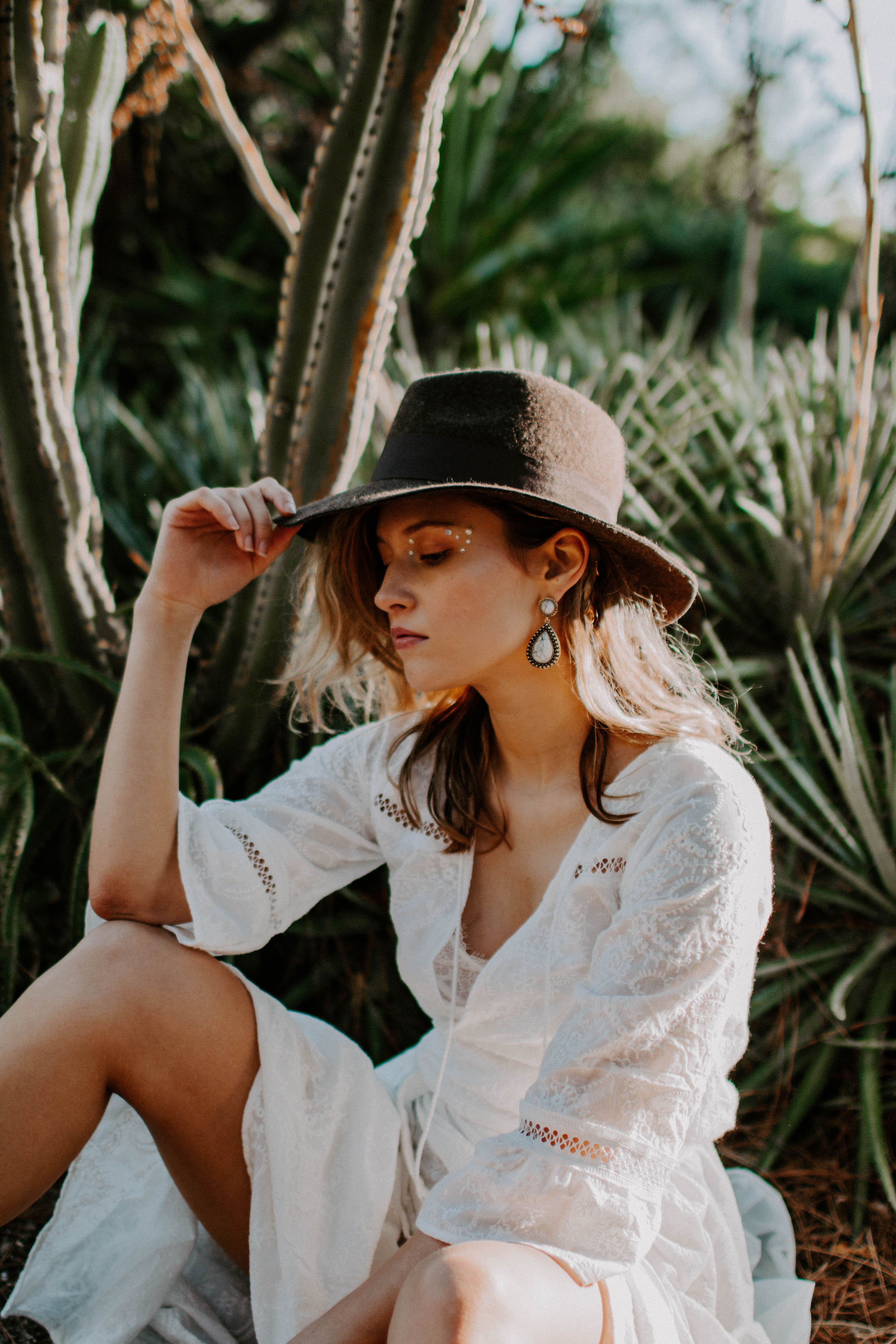 boho photo shoot in a royal botanic gardens victoria